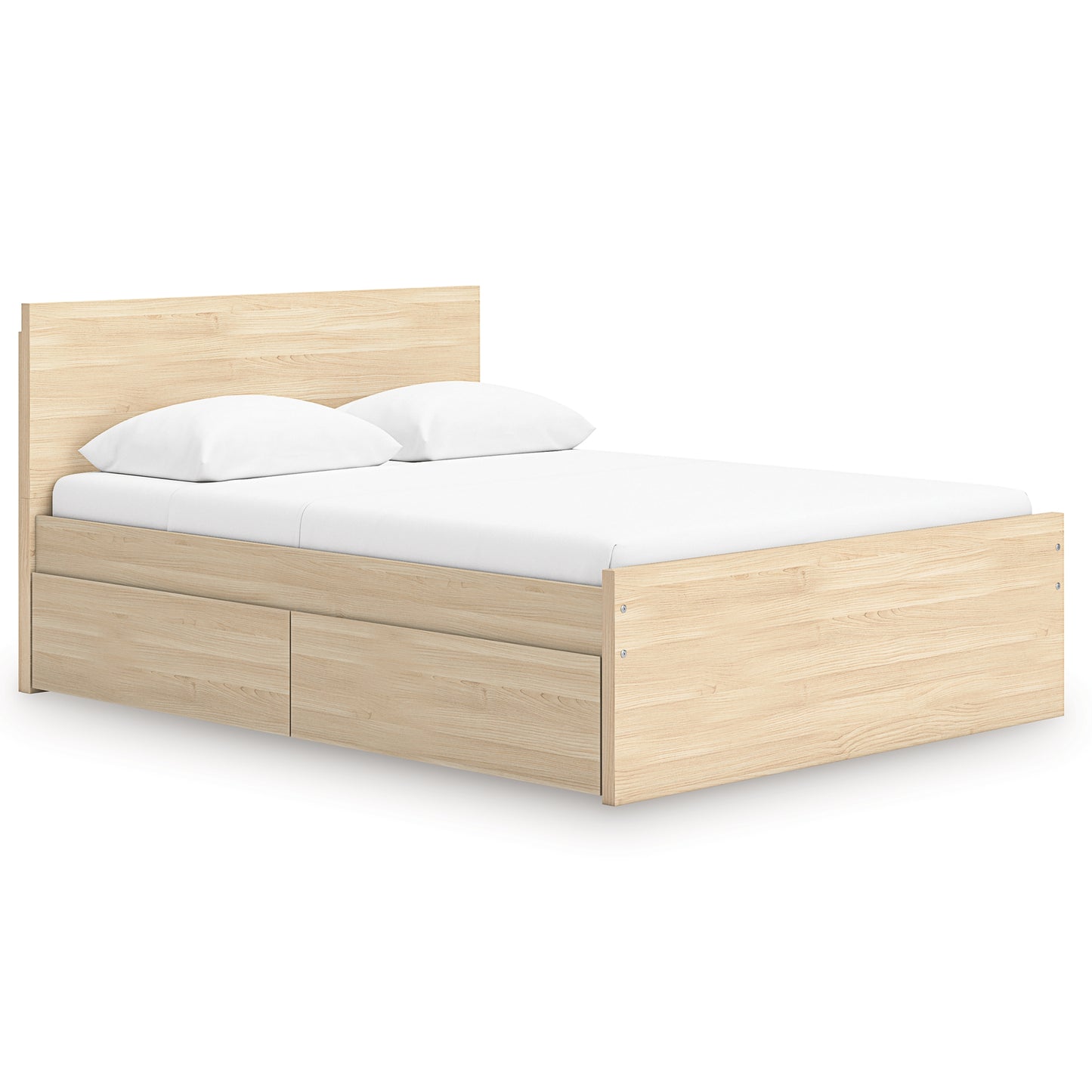 Onita Queen Panel Platform Bed with 1 Side Storage