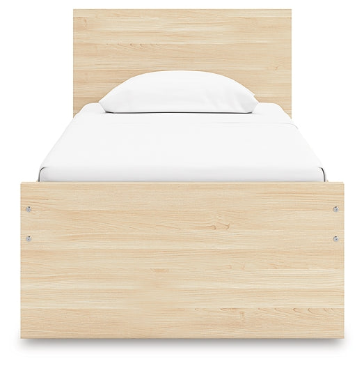 Onita Twin Panel Platform Bed with 1 Side Storage