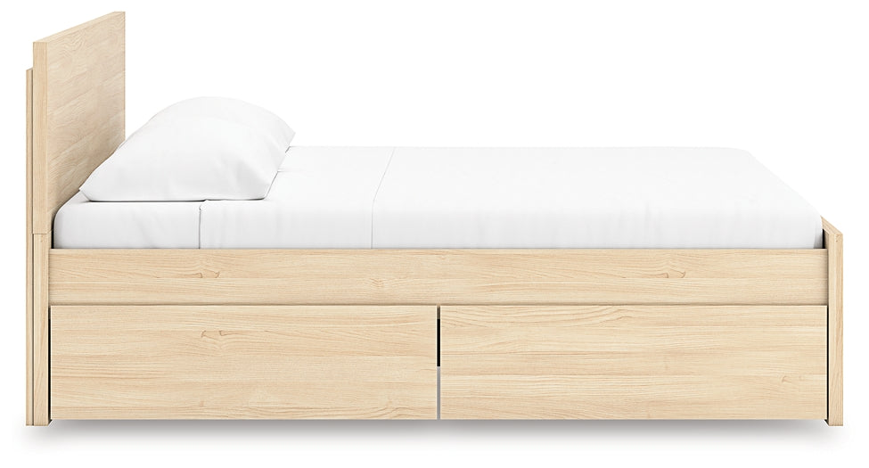 Onita King Panel Platform Bed with Storage