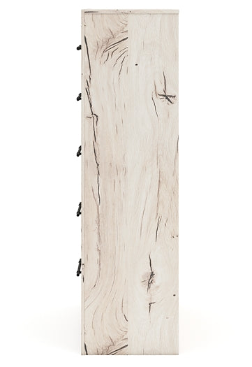 Lawroy King Panel Headboard with Mirrored Dresser and Chest