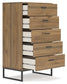 Deanlow Five Drawer Chest