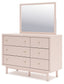 Wistenpine Dresser and Mirror