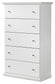 Bostwick Shoals Full Panel Bed with Mirrored Dresser, Chest and Nightstand