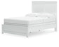 Bostwick Shoals Full Panel Bed with Mirrored Dresser, Chest and Nightstand