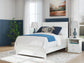 Bostwick Shoals Full Panel Bed with Mirrored Dresser, Chest and Nightstand