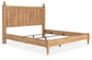 Aleaport King Panel Bed with Mirrored Dresser