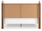 Aleaport King Panel Bed with Mirrored Dresser