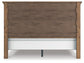 Feddinger King Panel Bed with Mirrored Dresser and Nightstand