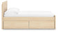 Onita Full Panel Platform Bed with 1 Side Storage