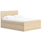 Onita Full Panel Platform Bed with 1 Side Storage