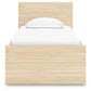 Onita Twin Panel Platform Bed with 1 Side Storage
