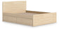 Onita Full Panel Platform Bed with 2 Side Storage
