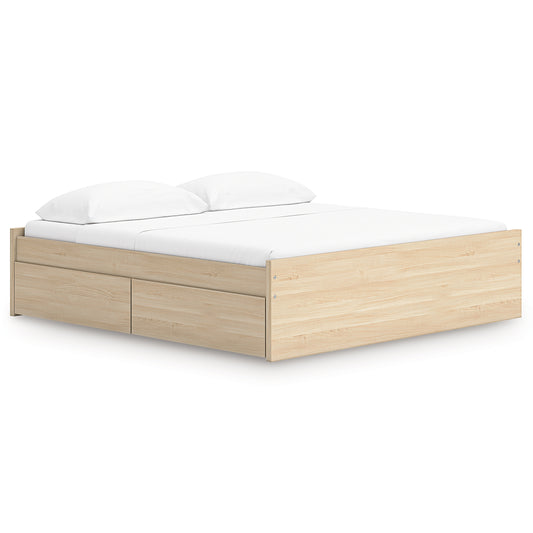 Onita King Platform Bed with 2 Side Storage