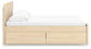Onita King Panel Platform Bed with Storage