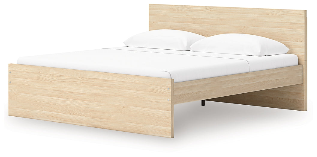 Onita King Panel Platform Bed with Storage