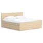 Onita King Panel Platform Bed with Storage