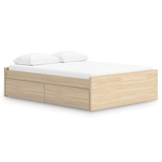 Onita Queen Platform Bed with 1 Side Storage