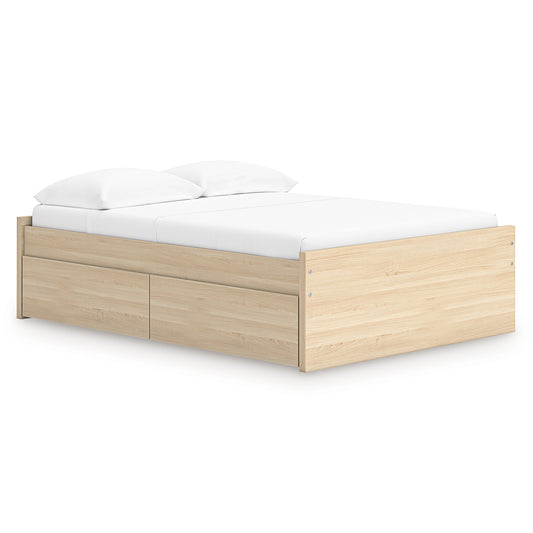Onita Full Platform Bed with 1 Side Storage