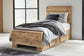Hyanna Twin Panel Bed with 2 Side Storage, Dresser, Mirror, Chest and Nightstand