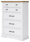 Ashbryn California King Panel Storage Bed with Mirrored Dresser, Chest and Nightstand