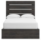 Hollivern Full Panel Bed with Storage with Mirrored Dresser, Chest and Nightstand