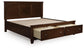 Danabrin King Panel Storage Bed