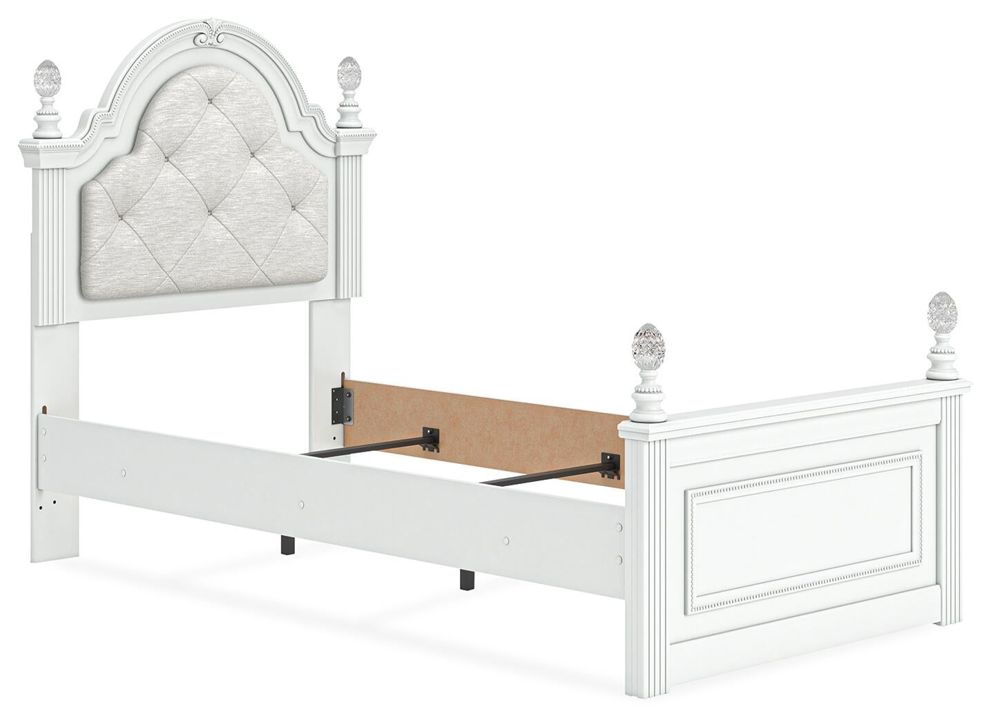 Kozlani Twin Upholstered Panel Bed