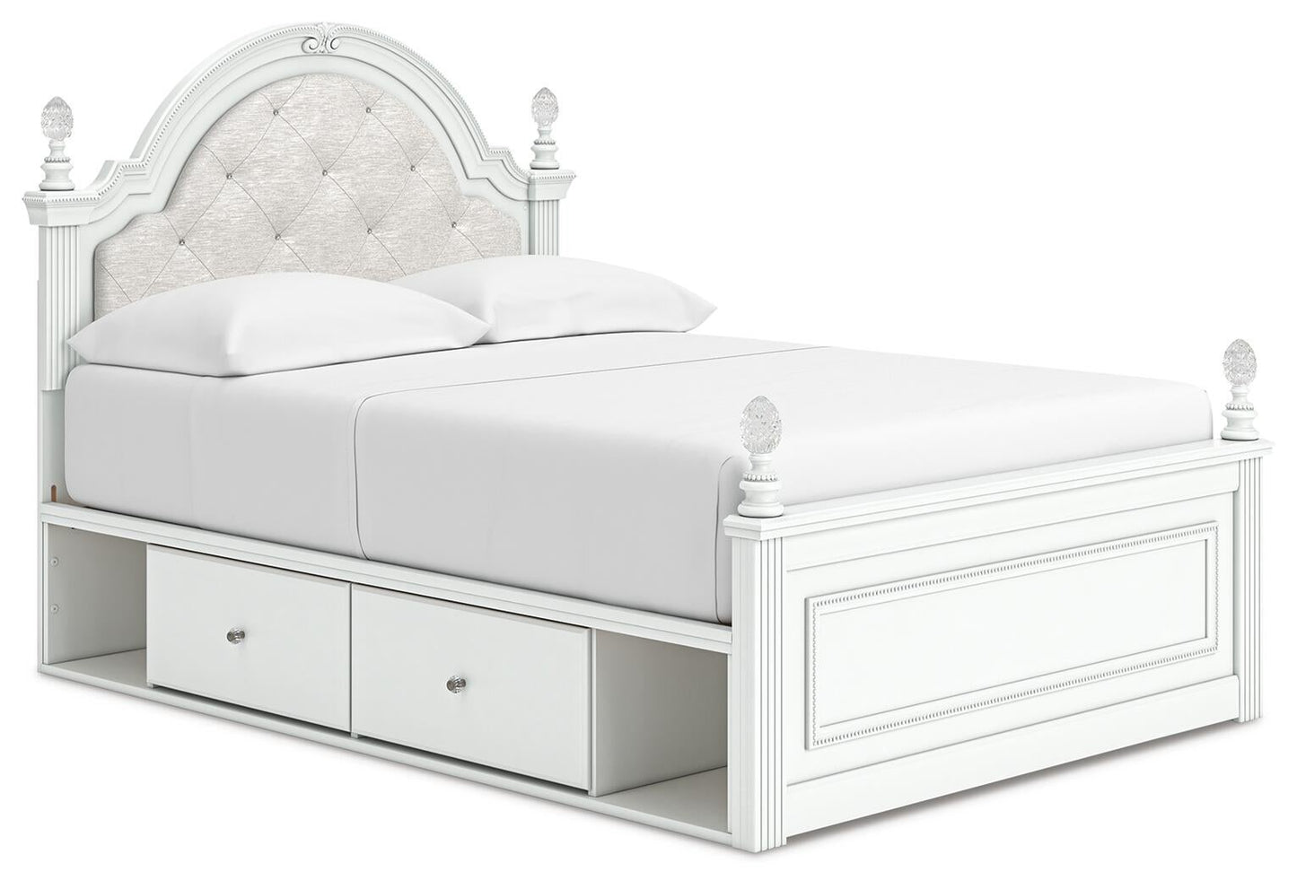 Kozlani Full Upholstered Panel Storage Bed