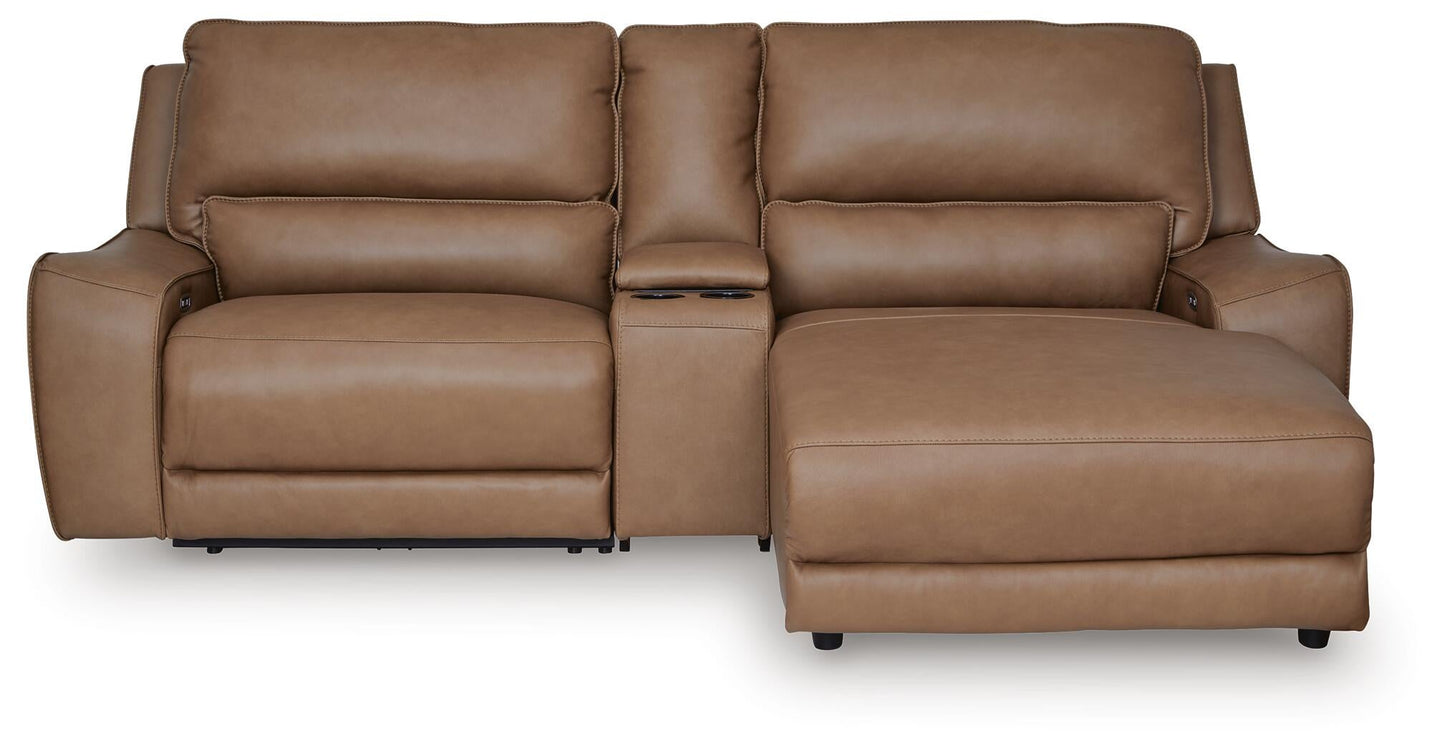 DeepWakes 3-Piece Power Reclining Sectional with Chaise