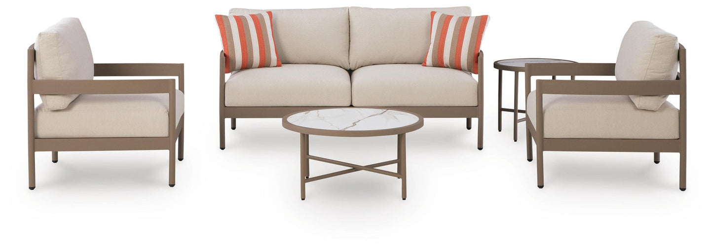 Bluff Trail Love/Chairs/Tables Set (5/CN)
