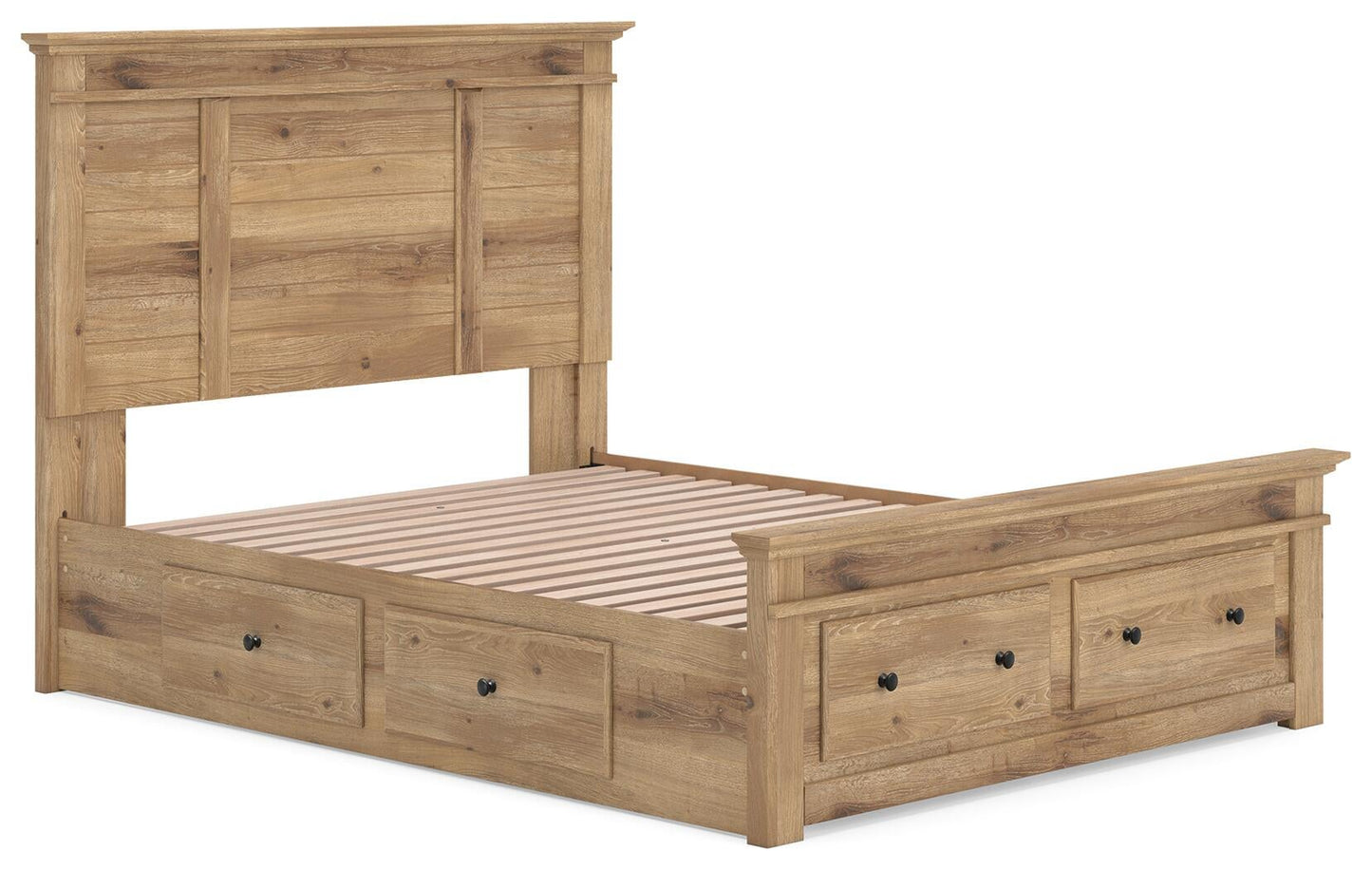 Makidern Queen Panel Storage Bed