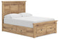 Makidern Full Panel Storage Bed