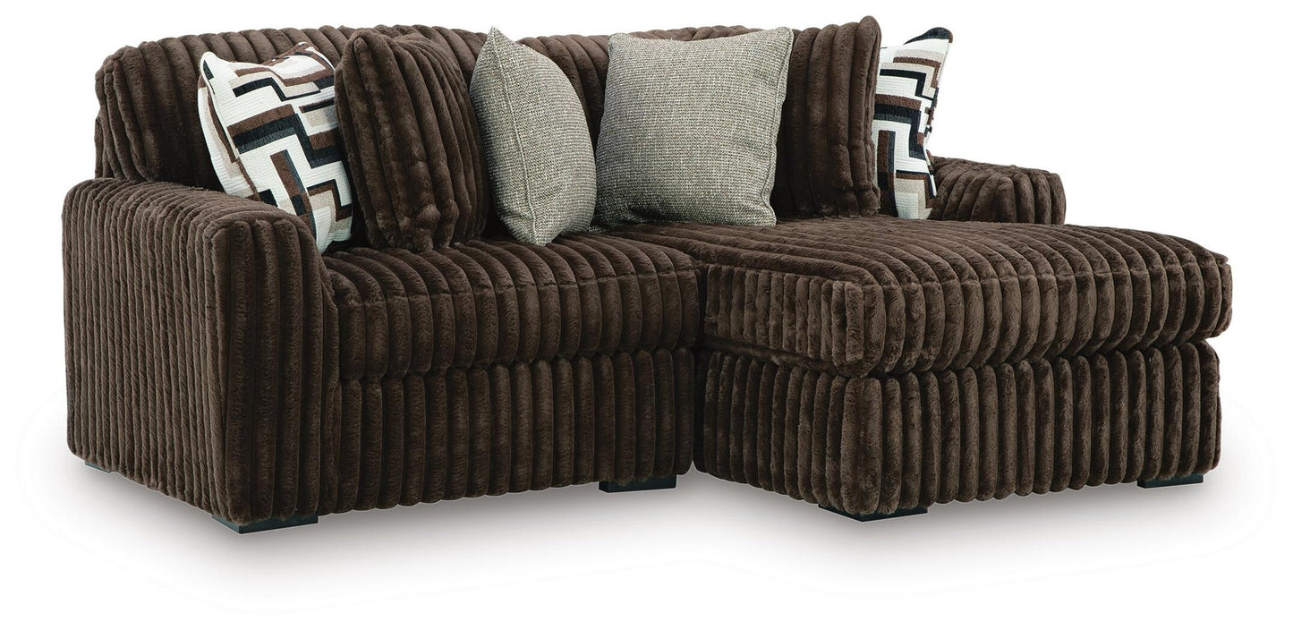 Midnight-Madness 2-Piece Sectional with Chaise