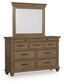 Karallin Dresser and Mirror