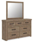 Oliandon Dresser and Mirror
