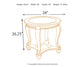 Norcastle Round End Table