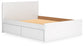 Onita  Panel Platform Bed With 1 Side Storage