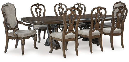 Maylee Dining Table and 8 Chairs